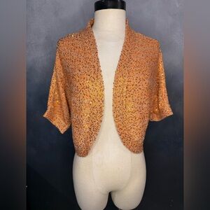 ✨ Y2K Sparkle Sequin Knit Shrug by INC International Concepts ✨